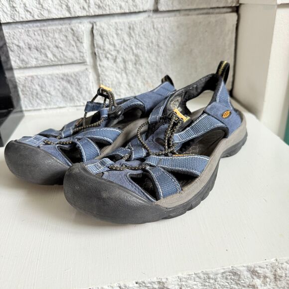 Keen Newport H2 Sandals Waterproof Blue Bungee Sport Women US 7 Shoes 1004036 - Picture 2 of 9